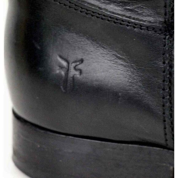 VTG FRYE BLACK GENUINE LEATHER PULL UP EQUESTRIAN RIDING BOOTS SHOES SIZE 7B - Picture 3 of 12